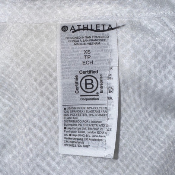 New Athleta Fairway Dress in White Pockets Golf Tennis Pickleball NWOT - Picture 7 of 9